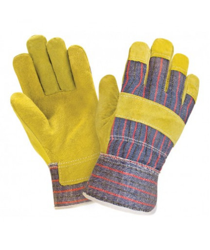 Перчатки АНГАРА спилковые комбинированные